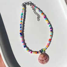 Load image into Gallery viewer, Beaded Seashell Anklet