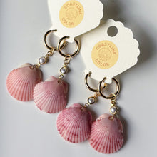 Load image into Gallery viewer, Hidden Gem Seashell Earrings