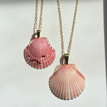 Load image into Gallery viewer, Dainty Gold Seashell Necklace