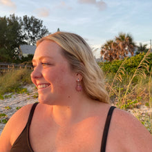 Load image into Gallery viewer, Silver Seashell Earrings