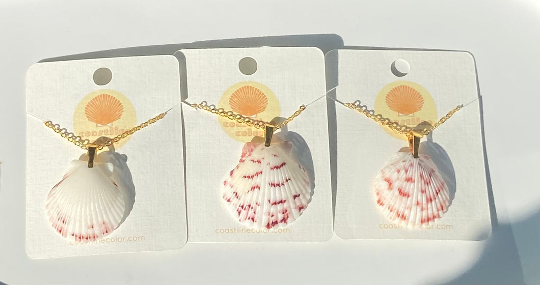 Dainty Gold Seashell Necklace