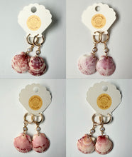 Load image into Gallery viewer, *Rare Find* Hidden Gem Seashell Earrings

