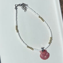 Load image into Gallery viewer, Beaded Seashell Anklet
