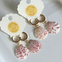 Load image into Gallery viewer, Tiny Seashell Earrings
