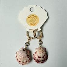 Load image into Gallery viewer, *Rare Find* Hidden Gem Seashell Earrings
