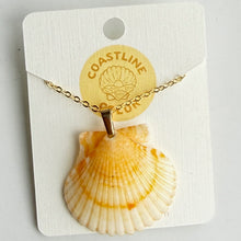 Load image into Gallery viewer, *Rare Finds* Dainty Gold Seashell Necklace
