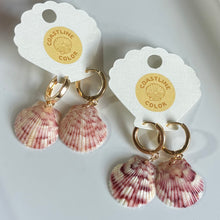 Load image into Gallery viewer, Tiny Seashell Earrings
