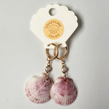 Load image into Gallery viewer, *Rare Find* Hidden Gem Seashell Earrings
