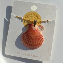 Load image into Gallery viewer, *Rare Finds* Dainty Gold Seashell Necklace
