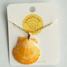 Load image into Gallery viewer, *Rare Finds* Dainty Gold Seashell Necklace
