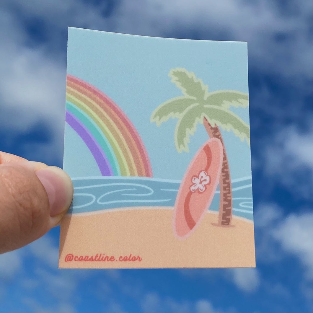 Rainbow Beach Sticker