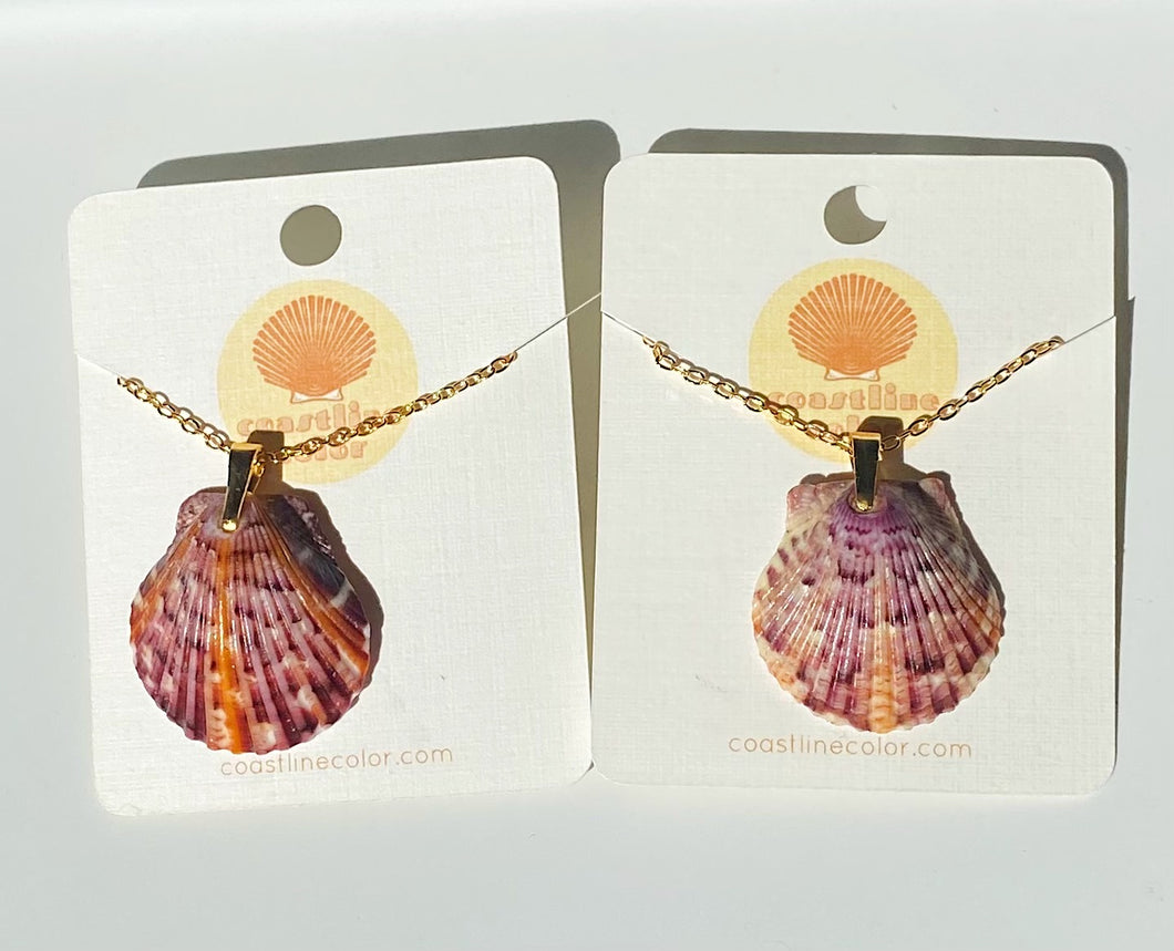 Dainty Gold Seashell Necklace