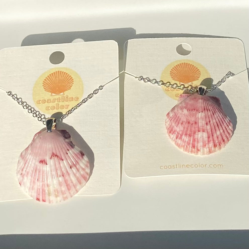 Dainty Silver Seashell Necklace