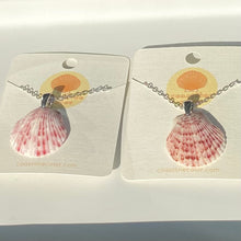 Load image into Gallery viewer, Dainty Silver Seashell Necklace
